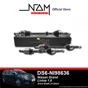 NAM NI98636 DRIVE SHAFT LH SHORT (LIVINA 1.6,LATIO 1.6 A/T 25T)