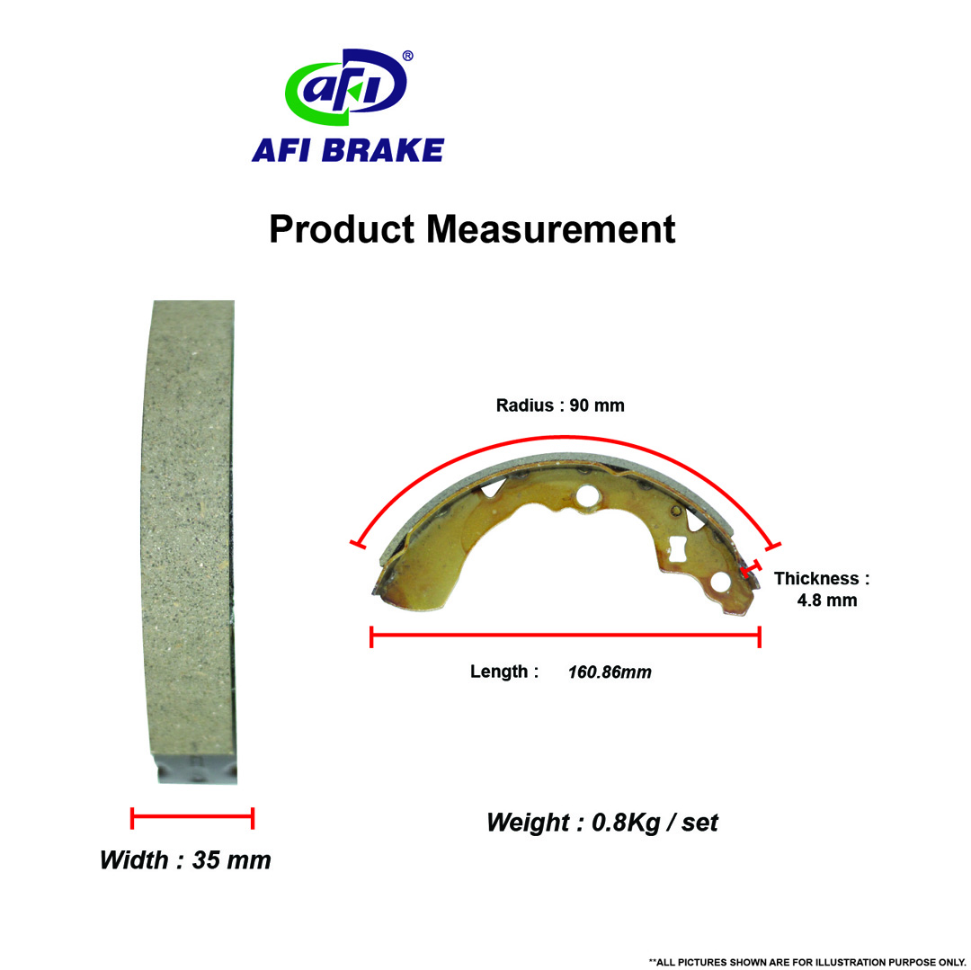 Supergrip Brake Shoe - K 0028 - Rear - Image 2