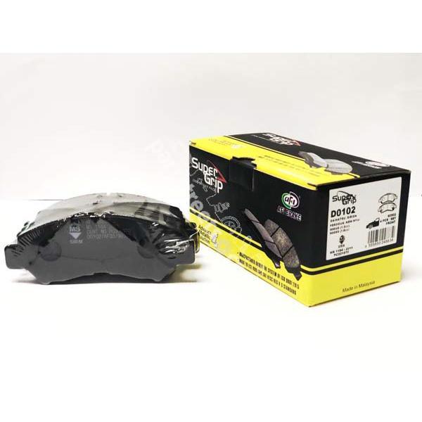 Supergrip Disc Brake Pad - D 0102 (Front)