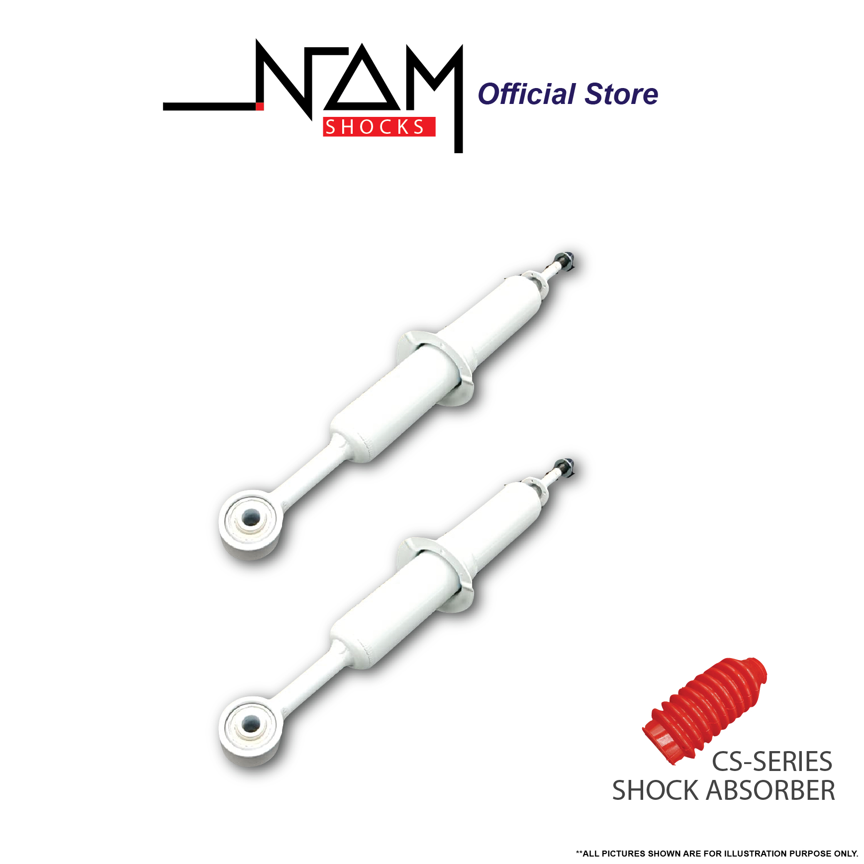 NAM CS6-4680A Front Shock Absorber (VIGO KUN 25,26, REVO, FORTUNER) - Image 2