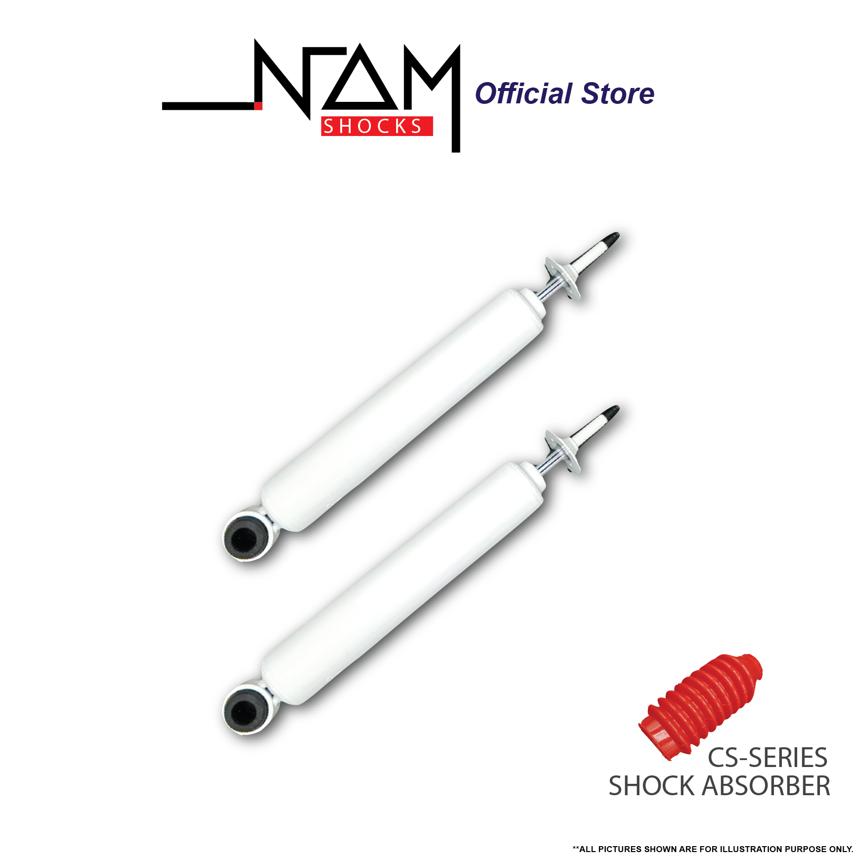 NAM CS6-4314 Rear Shock Absorber (FORTUNER) - Image 2