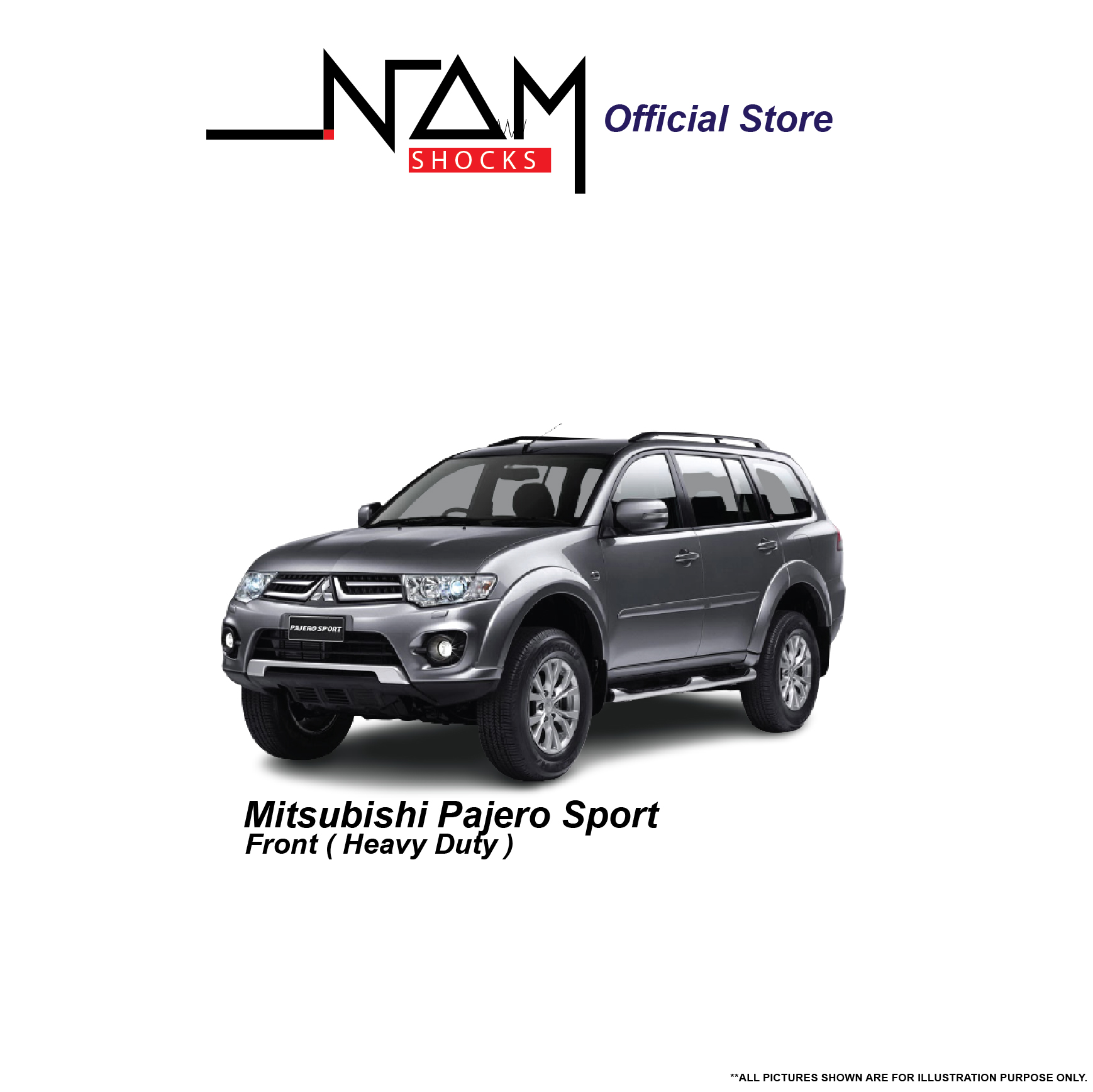 NAM CS6-4686A Front Shock Absorber (TRITON 4WD, PAJERO SPORT) - Image 3