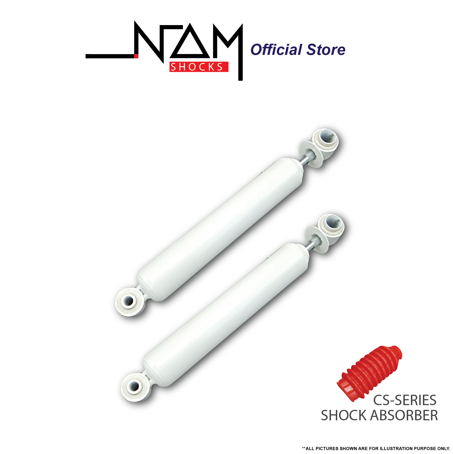 NAM CS6-4046A Rear Shock Absorber (VIGO KUN 25,26, REVO) - Image 2