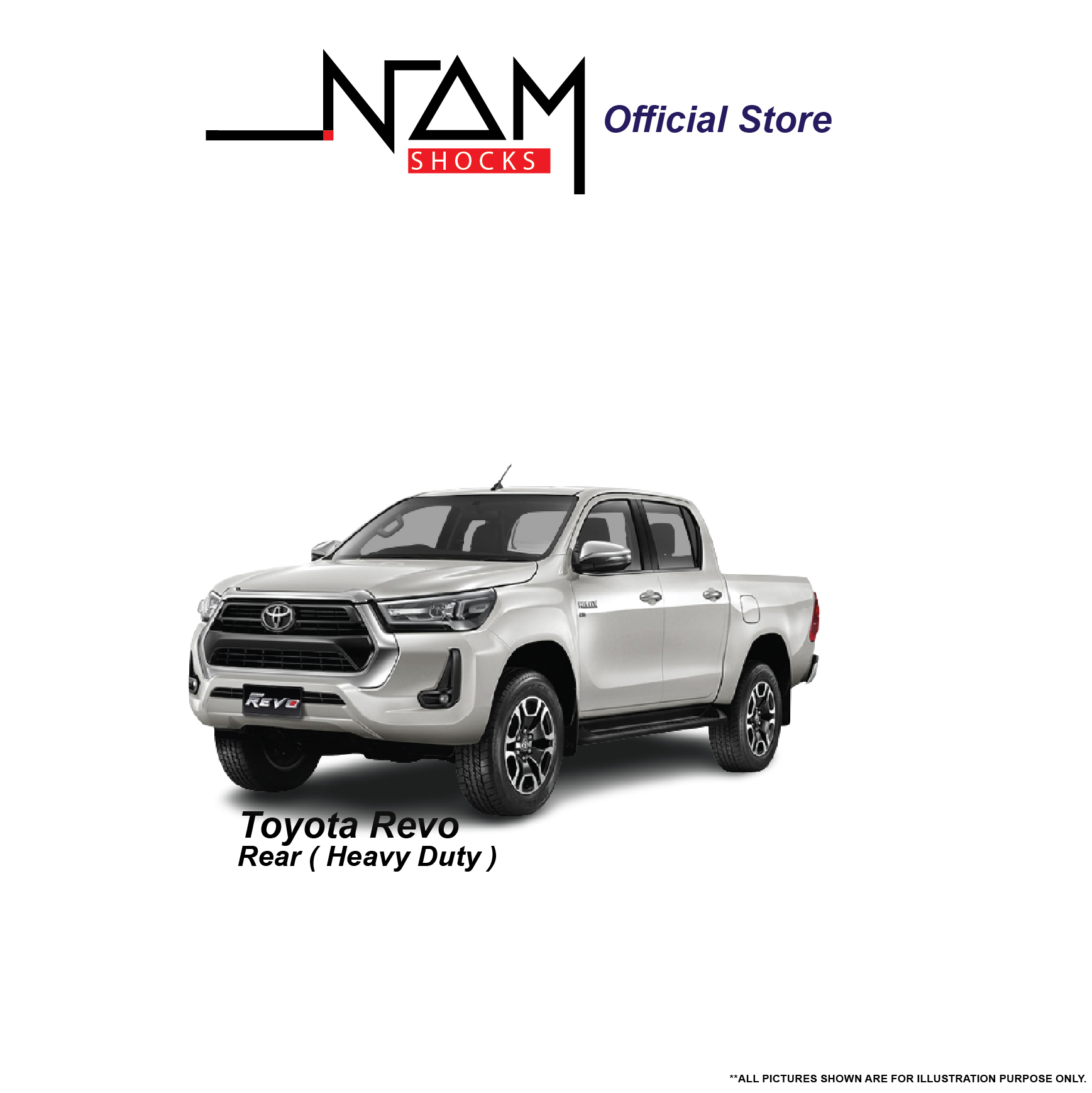 NAM CS6-4046A Rear Shock Absorber (VIGO KUN 25,26, REVO) - Image 3