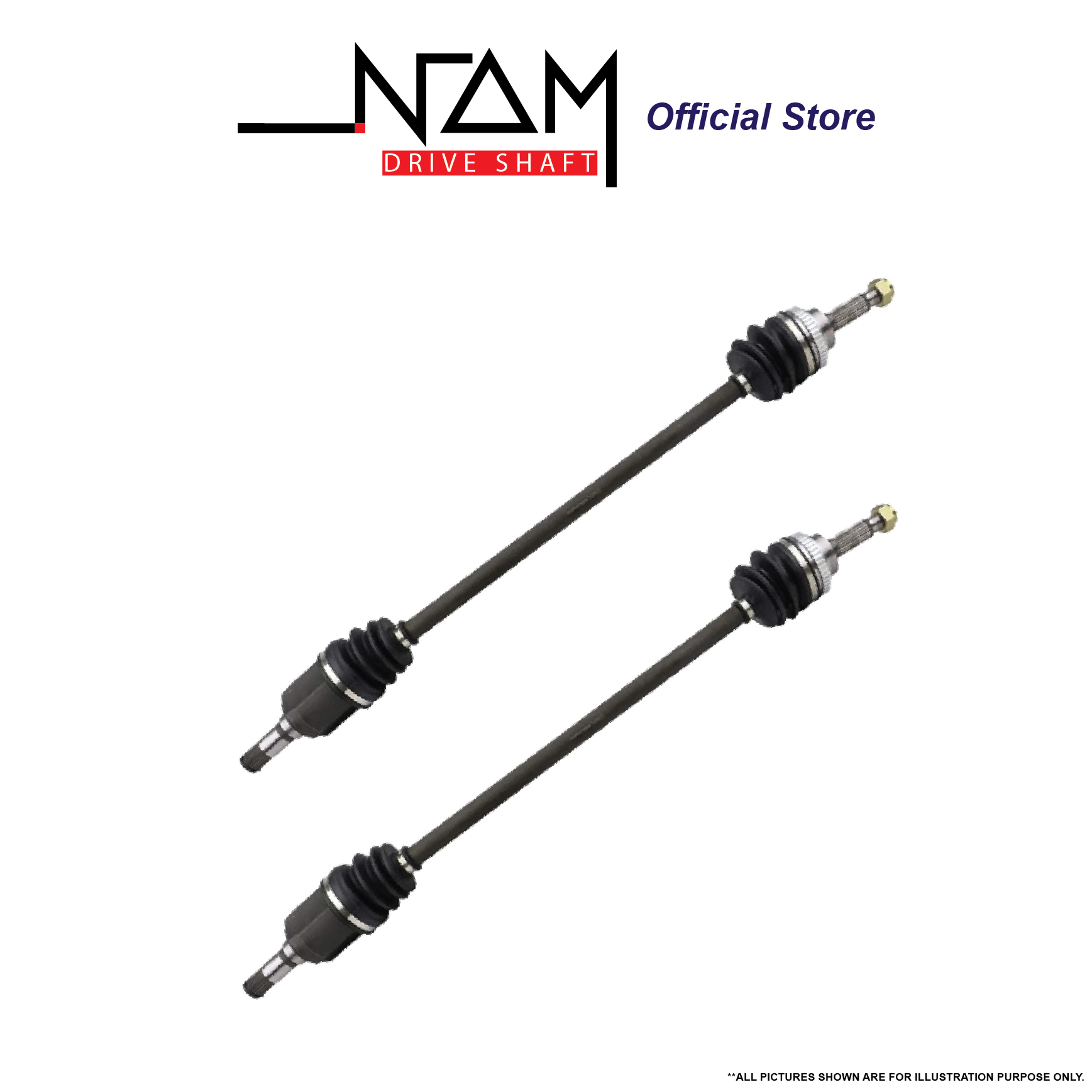 NAM MI98904 DRIVE SHAFT LH LONG (WIRA,SATRIA 1.6,1.8) - Image 2
